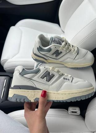 New balance 550 silver new, este10 фото