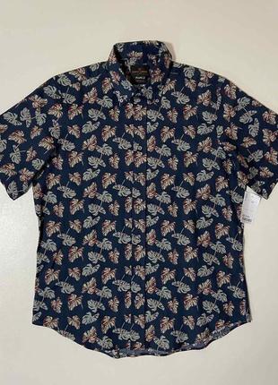 Simon carter лён мужская тенниска рубашка короткий l xl льняная льна льон simon