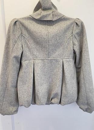 Шерстяной пиджак-пальто5 фото