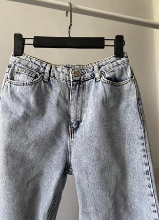 Джинсы мом, прямые джинсы6 фото