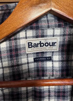 Рубашка barbour  з довгим рукавом у клітинку tailored fit2 фото