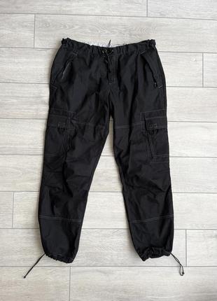 Карго bonprix cargo мужские штаны на утяжках брюки мультипокет