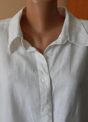 Льняная блуза большого размера2 фото