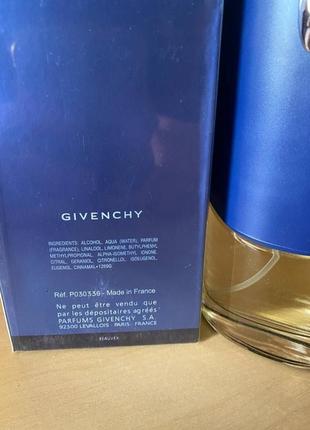 Мужская туалетная вода givenchy blue label 100 мл4 фото