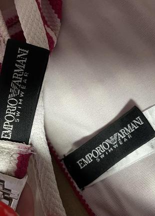 Раздельный купальник emporio armani плавки трусики бюстик4 фото