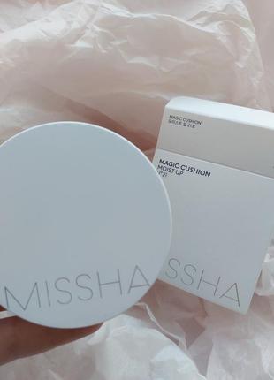 Кушон увлажняющий missha magic cushion moist up spf50+/pa+++ №23 natural beige, 15g1 фото