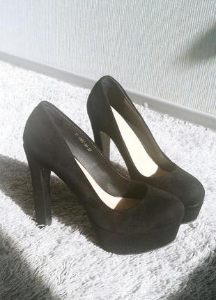 Черные туфли top shoes1 фото