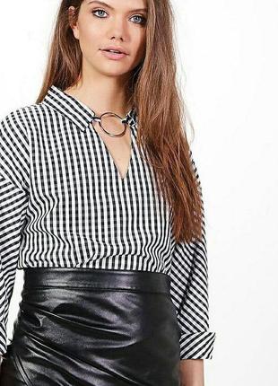 1+1=3 рубашка с кольцом boohoo, новая, размер 10