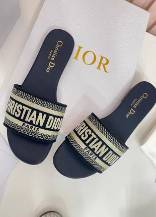 Тапочки в стиле christian dior