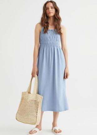 Натуральне трикотажне плаття сукня платье h&m (zara)