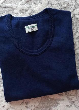 100% шерсть довга шерстяна термо футболка