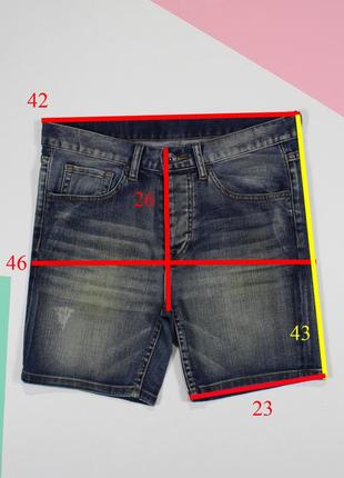 Четкие джинсовые шорты с эффектом загрязнения от dr. denim jeansmakers6 фото