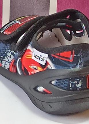 Ортопедичні капці капчики текстильні босоніжки для хлопчика валді waldi адам тарас 23,24,25,26,29,308 фото