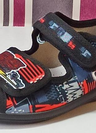 Ортопедичні капці капчики текстильні босоніжки для хлопчика валді waldi адам тарас 23,24,25,26,29,304 фото