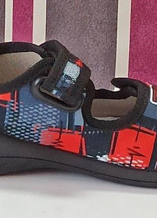 Ортопедичні капці капчики текстильні босоніжки для хлопчика валді waldi адам тарас 23,24,25,26,29,306 фото