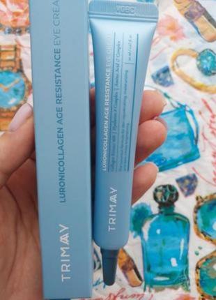 Антивозрастной крем для век trimay luronicollagen age resistance eye cream