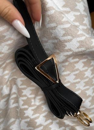 Женская сумка боттега венета черная bottega veneta black искуственная кожа5 фото