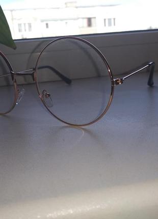 Имиджевые круглые очки без диоптрий2 фото