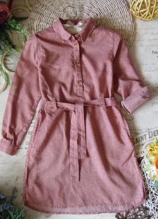 Модное платье рубашка h&m