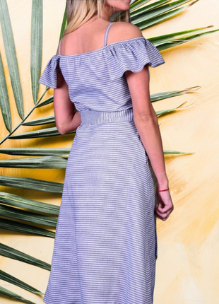 Сукня плаття в полоску платье сарафон2 фото