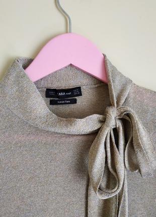 Кофта блузка бантиком нарядна2 фото
