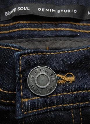 Мужские шорты джинсовые синие brave soul studio m