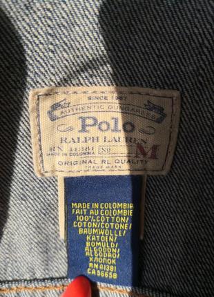 Джинсовый пиджак жакет курточка polo ralph lauren8 фото