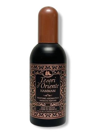 Парфумована вода tesori d oriente олія аргана та цвіт апельсину hammam 100мл