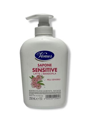 Мило рідке venus мигдалеве молоко sapone latte di mandorla 250мл