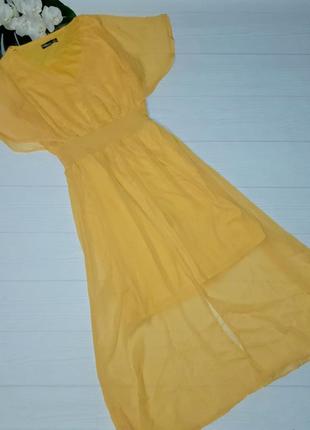 Яскрава жовта сукня р.141 фото