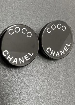 Серьги chanel