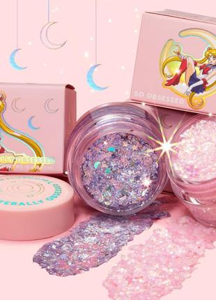 Глітер для обличчя та тіла sailor moon "glitterary obsessed"1 фото