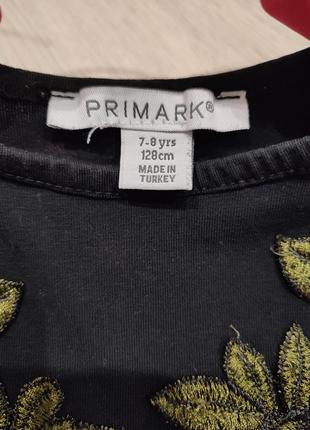 Красивое платье с цветами, primark, р. 122/1285 фото