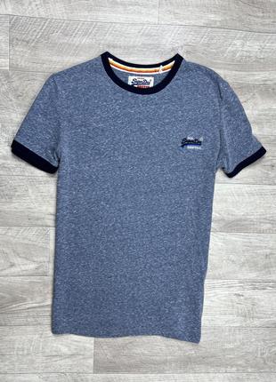 Super dru vintage футболка size small размер синяя