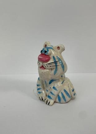 Скульптура керамічна, статуетка з кераміки, фігурка з кераміки "тигр"5 фото