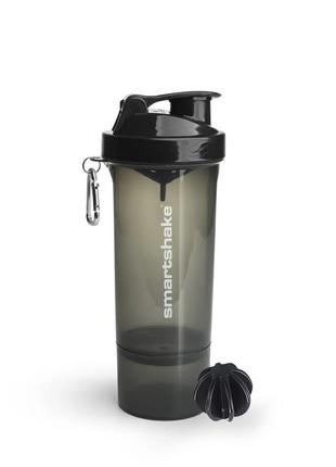 Шейкер спортивний smartshake slim 500ml black1 фото