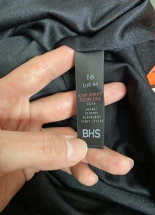 Трикотажна сукня міді плаття у квітковий принт маки bhs , xxl 52-54р4 фото