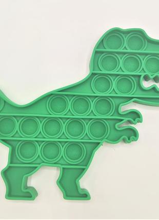 Іграшка-антистрес pop-it ql040068 зелений динозавр2 фото