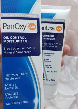 Солнцезащитный средством крем panoxyl am oil control spf30 mineral sunscreen