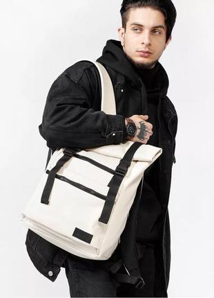 Рюкзак мужской ролл sambag rolltop zard молочный4 фото