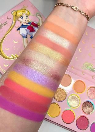 Палетка тіней sailor moon x colourpop "pretty guardian"4 фото