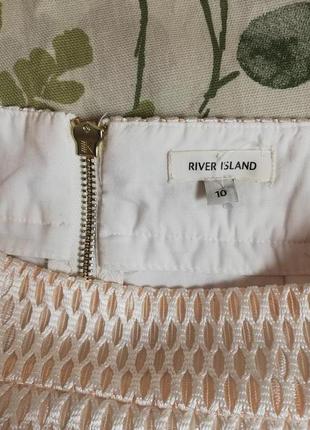 Фирменная шикарная юбка миди river island8 фото