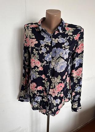 Рубашка стиль цветы 2