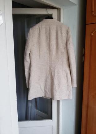 Новое стильное легкое пальто на запах / пиджак zara6 фото