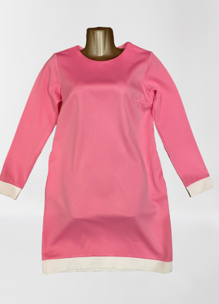 Коротка сукня з довгими рукавами та кишенями