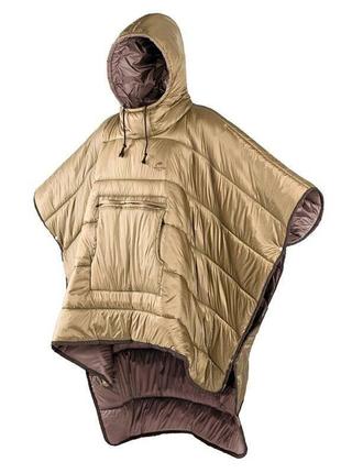 Спальный мешок-пончо naturehike hollow cotton nh18d010-p bronze