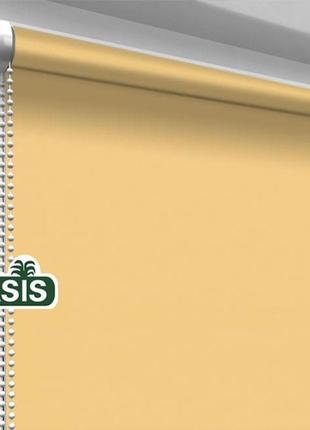 Тканеві ролети oasis батист – колір золотий пісок (ширина 40 см)1 фото