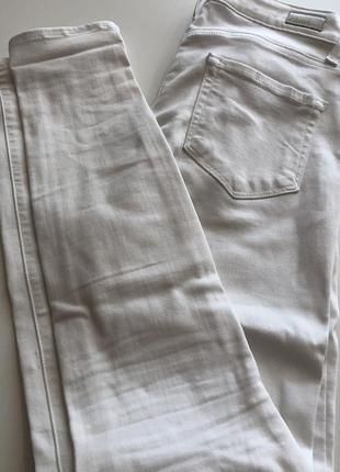 Белые джинсы с высокой посадкой paige оригинал!! скинни1 фото