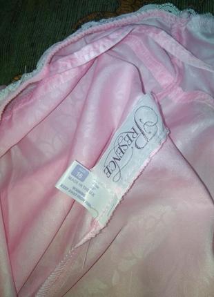 Новый длинный розовый пеньюар, ночнушка на завязках, размер 14-165 фото