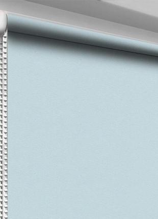 Рулонні штори оазис блекаут срібло – крем брюле (ширина 40 см , висота 170 см)